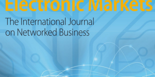 Section of the cover of "Electronic Markets" - "The International Journal on Networked Business"