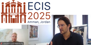 Vincent Heimburg and Kay Hönemann participate in the ECIS conference