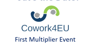 Logo vom Cowork4EU Multiplier Event am 23.06.2022 von 10:00-11:30