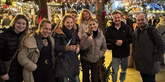 Team IRWP auf dem Weihnachtsmarkt