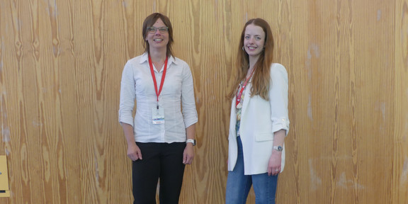 Anja Fischer und Louisa Schröder auf ISMP Anja Fischer und Louisa Schröder auf ISMP