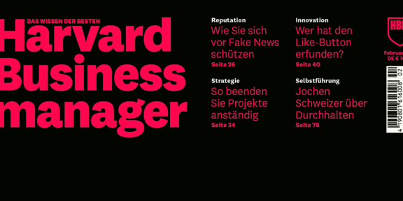 Cover of the Harvard Business Manager