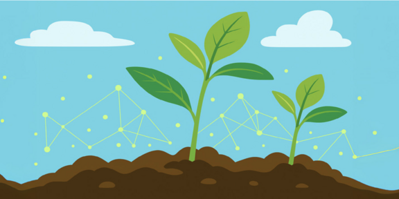 Illustratiiver Icon für den Bioökonomie Report