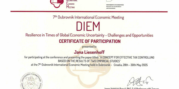 Certificate of Participation