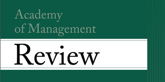 Academy of Management Review Academy of Management Review