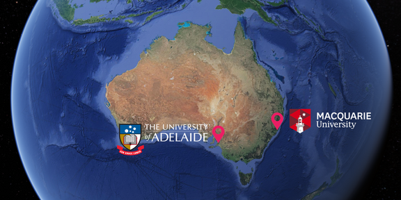 Landkarte von Australien