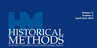 Cover of the Journal "Historical Methods: A Journal of Quantitative and Interdisciplinary History"