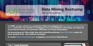 Flyer zum Data Mining Bootcamp