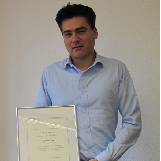 Verleihung des Fakultätspreises an Prof. Dr. Andreas Engelen