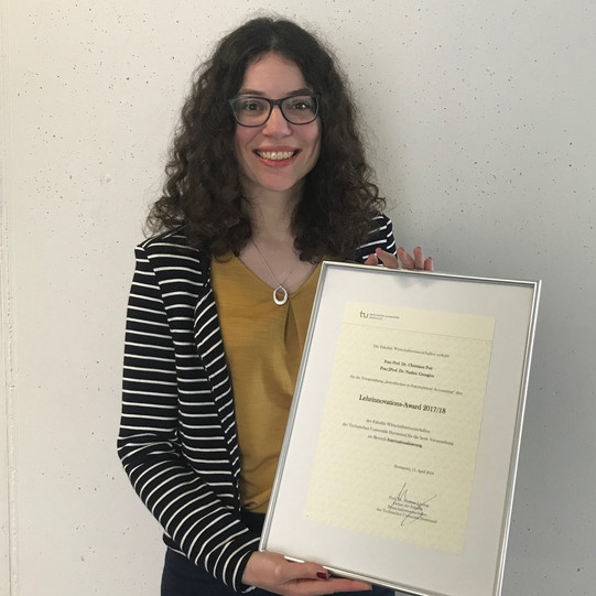 JProf. Dr. Nadine Georgiou erhält die Lehrinnovationsauszeichnung