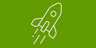 Symbol Startendes Shuttle