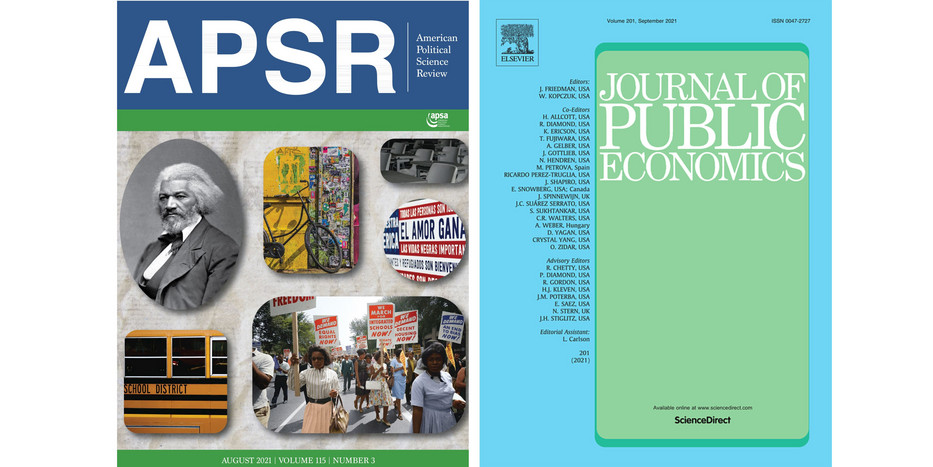 Picture of covers of journals APSR and JPE