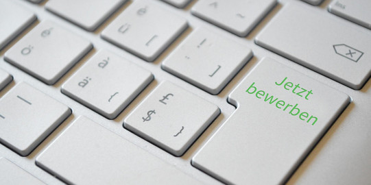 Picture keyboard "Jetzt bewerben" Picture keyboard "Jetzt bewerben"