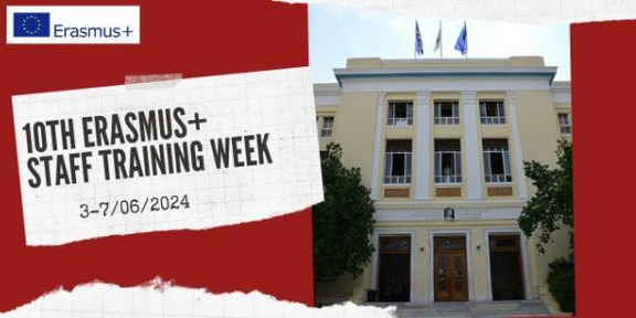 flyer staff week universität Athen 2024