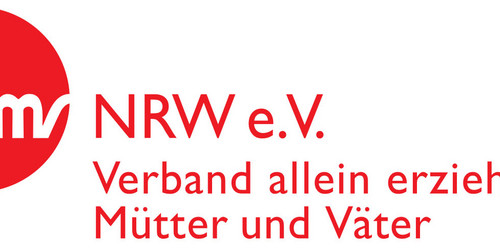 Das Logo des Verbands allein erziehender Mütter und Väter Landesverband Nordrhein-Westfalen e.V. wird angezeigt. 