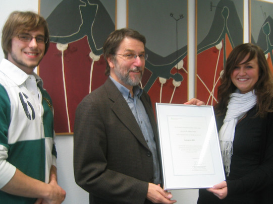 Foto Verleihung Lehrpreis 2009 an Prof. Dr. Wolfgang Leininger Foto Verleihung Lehrpreis 2009 an Prof. Dr. Wolfgang Leininger