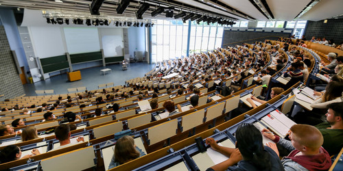 Audimax-Vorlesung Eine Vorlesung im Audimax